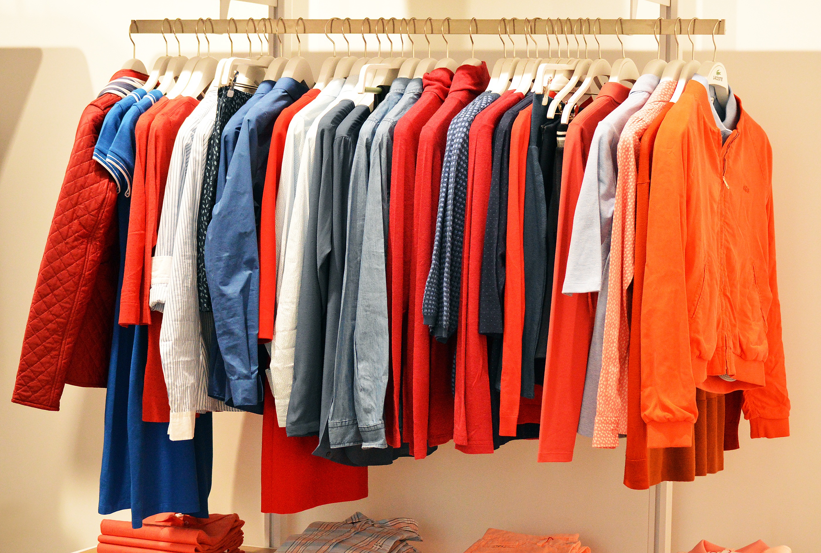 clothes on a hanger